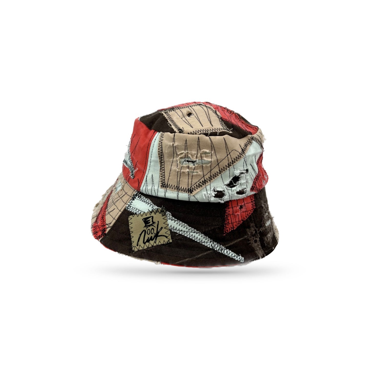 Patchwork Bucket Hat 2