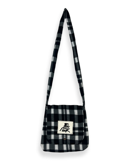 Checkered Blanket Shoulder Bag