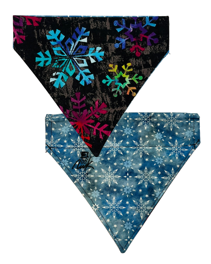 Christmas Theme - Reversible Over-the-Collar Animal Bandanas