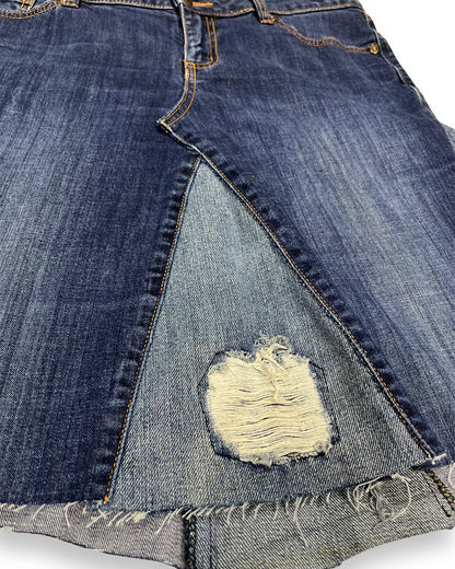 Denim Short Skirt