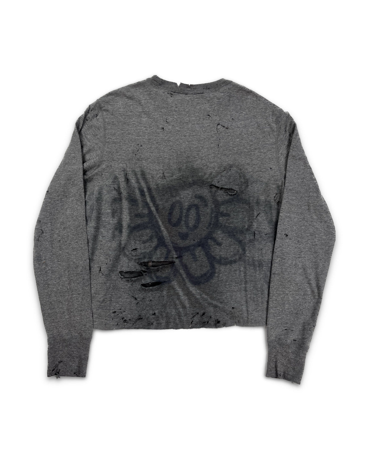 Flower Bop Grey Long-sleeve Tee 1/1