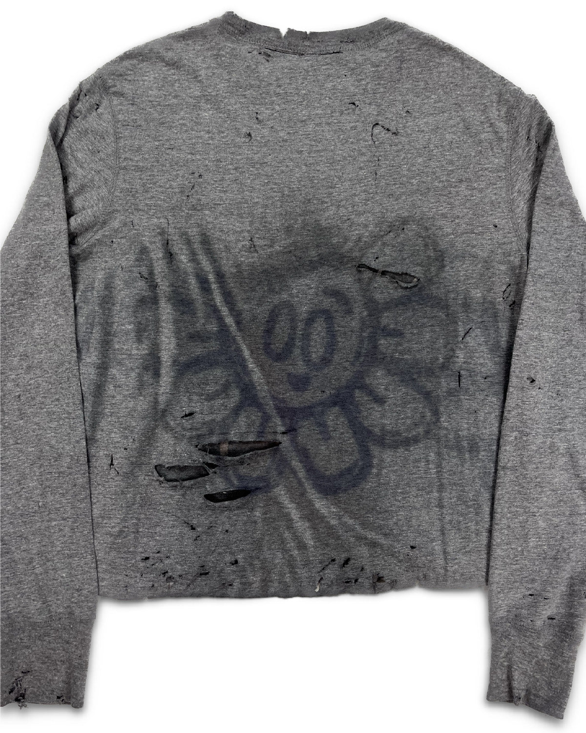 Flower Bop Grey Long-sleeve Tee 1/1