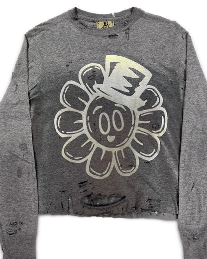 Flower Bop Grey Long-sleeve Tee 1/1