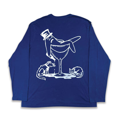 Drunk Bop Blue Longsleeve 1/1