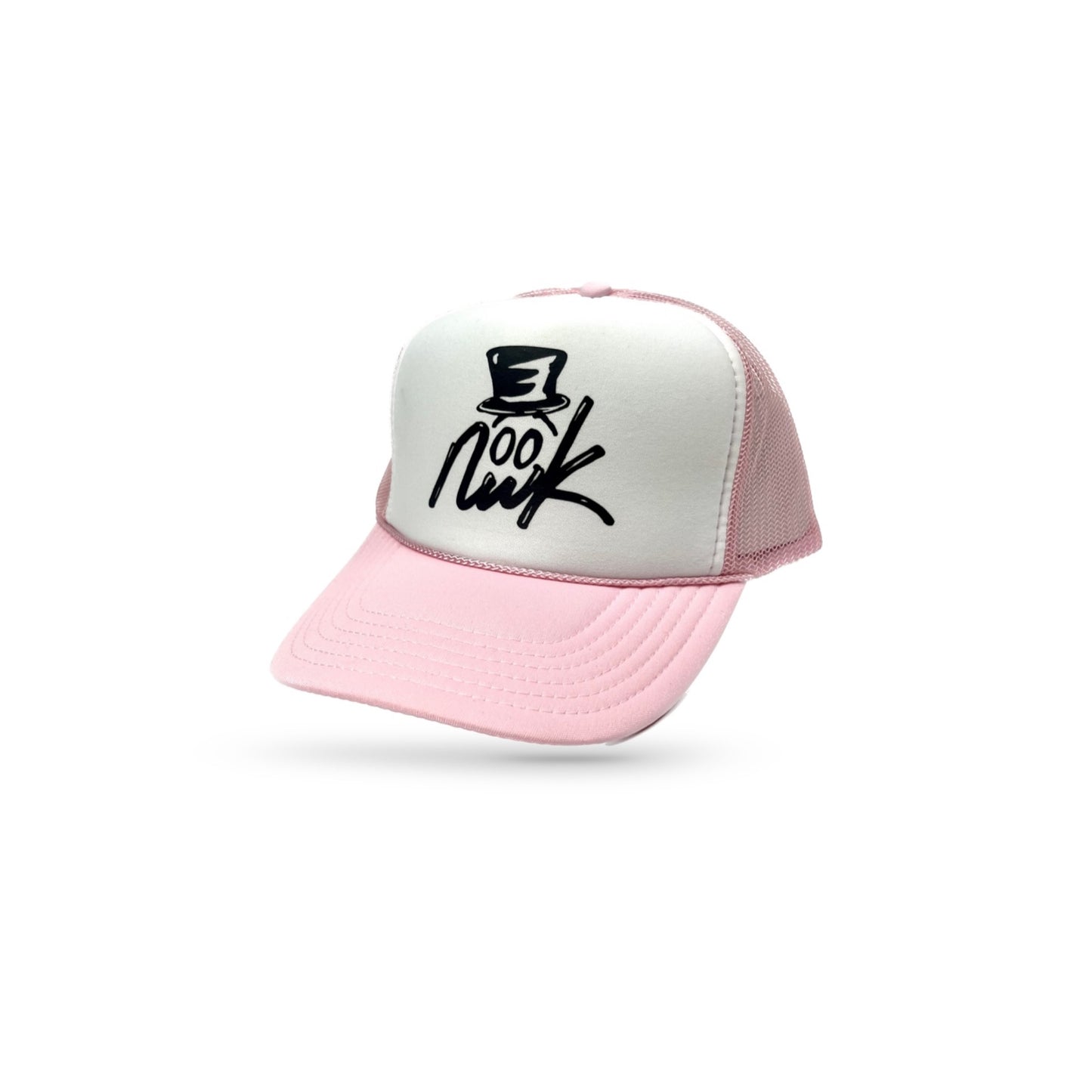 Nwk Logo Trucker Hat - Light Pink