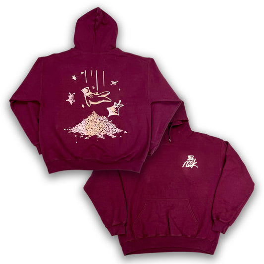 Fall Bop Dark Maroon Hoodie 1/1