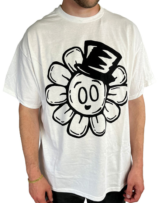 Flower Bop White T-Shirt