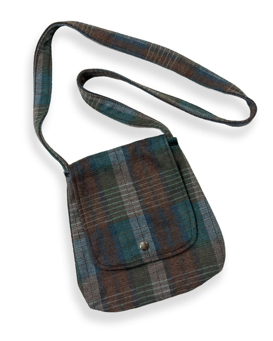 Plaid Flannel Shoulder Bag