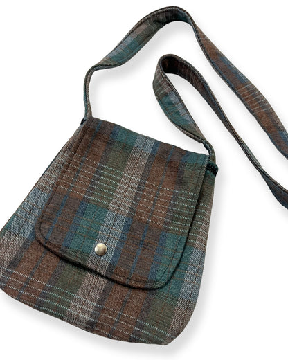 Plaid Flannel Shoulder Bag