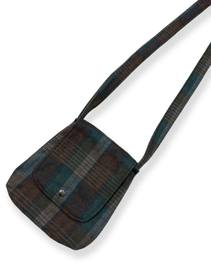 Plaid Flannel Shoulder Bag