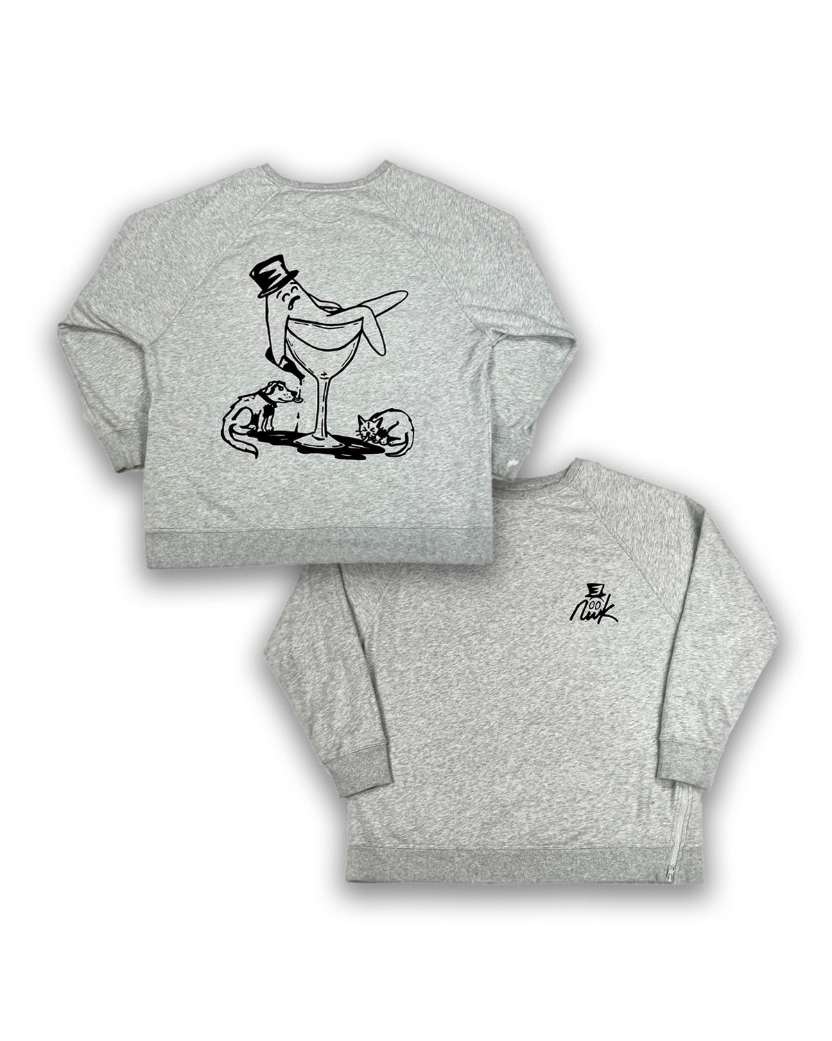 Drunk Bop Grey Crewneck 1/1