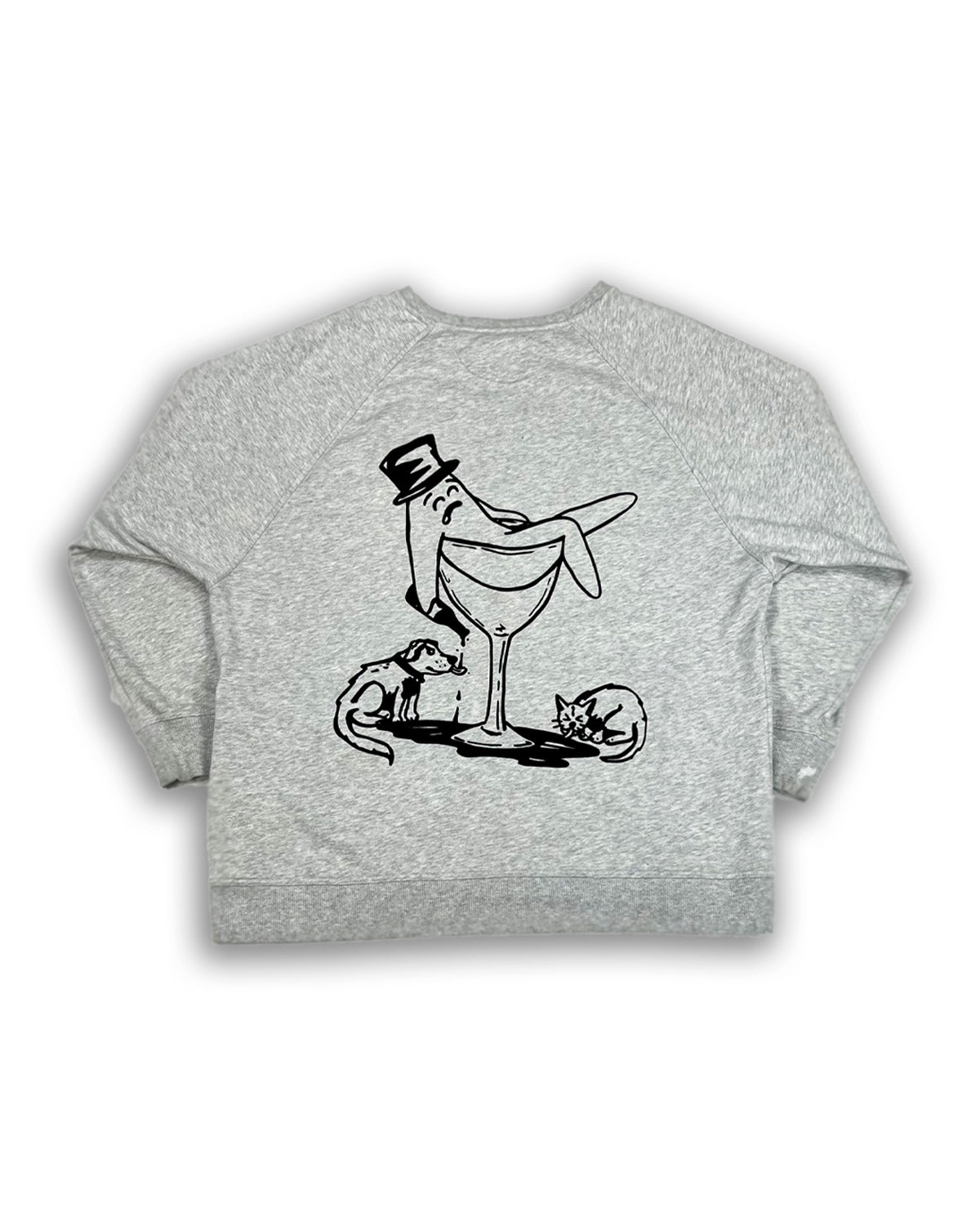 Drunk Bop Grey Crewneck 1/1