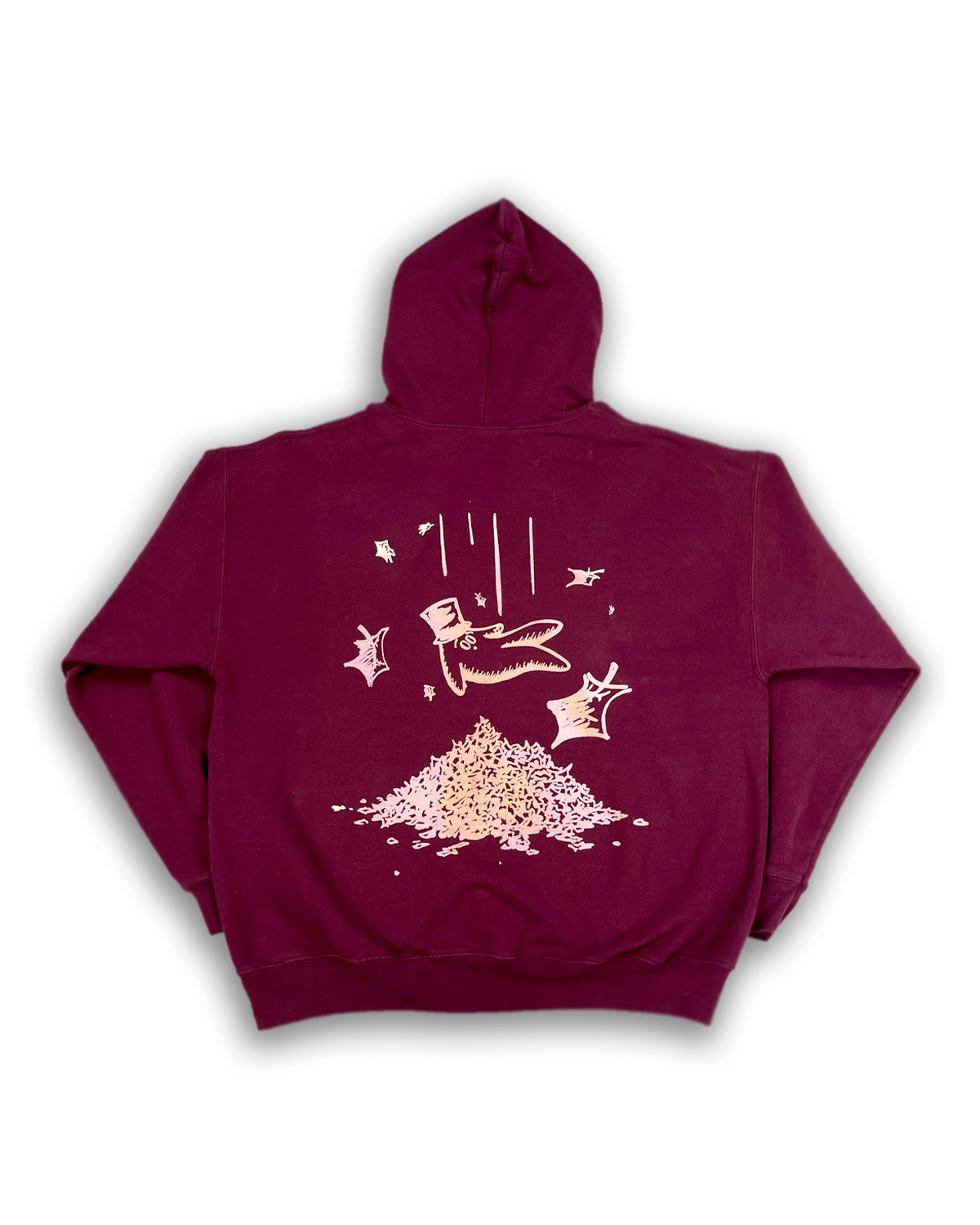 Fall Bop Dark Maroon Hoodie 1/1