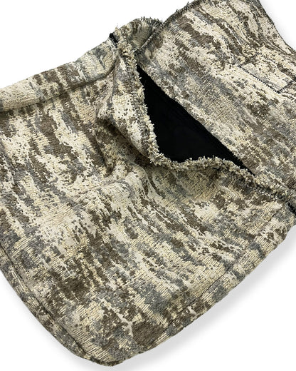Moss Camo Frayed Crossover Flap Bag