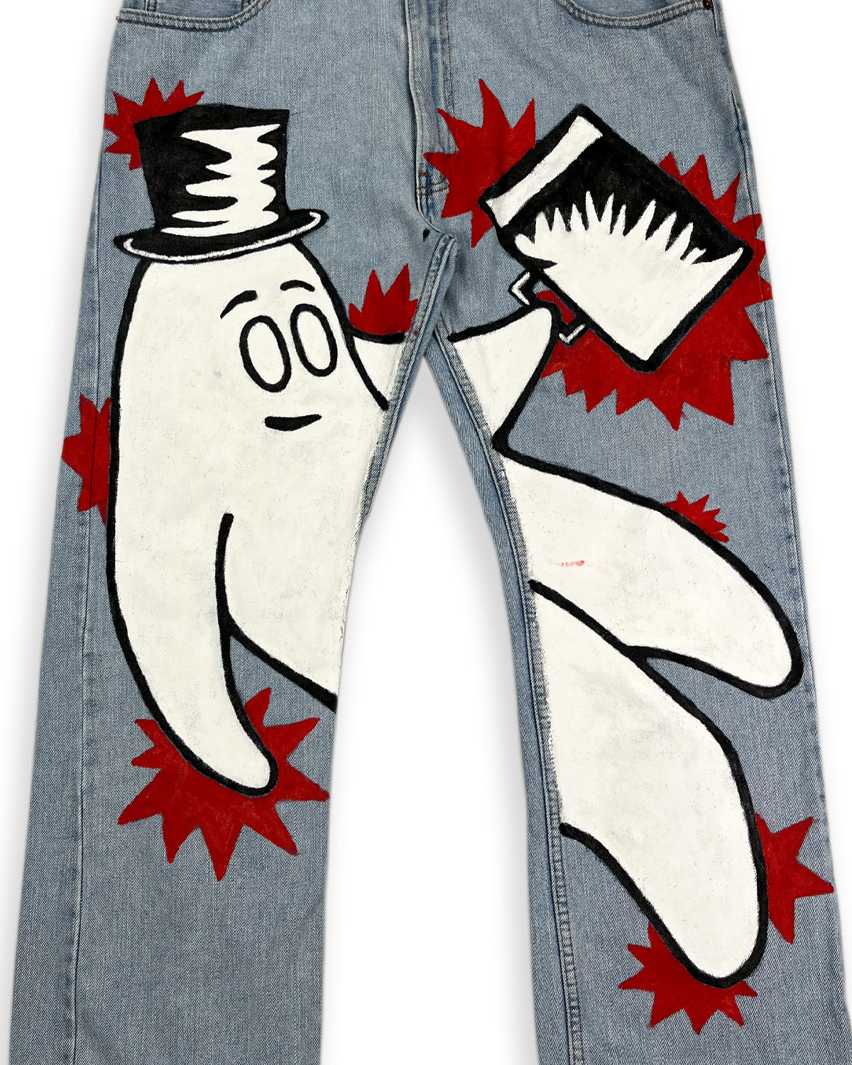 Hand Painted Bop Denim