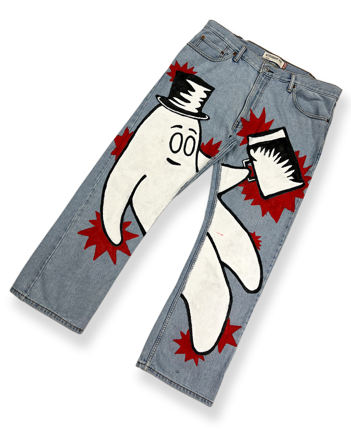 Hand Painted Bop Denim
