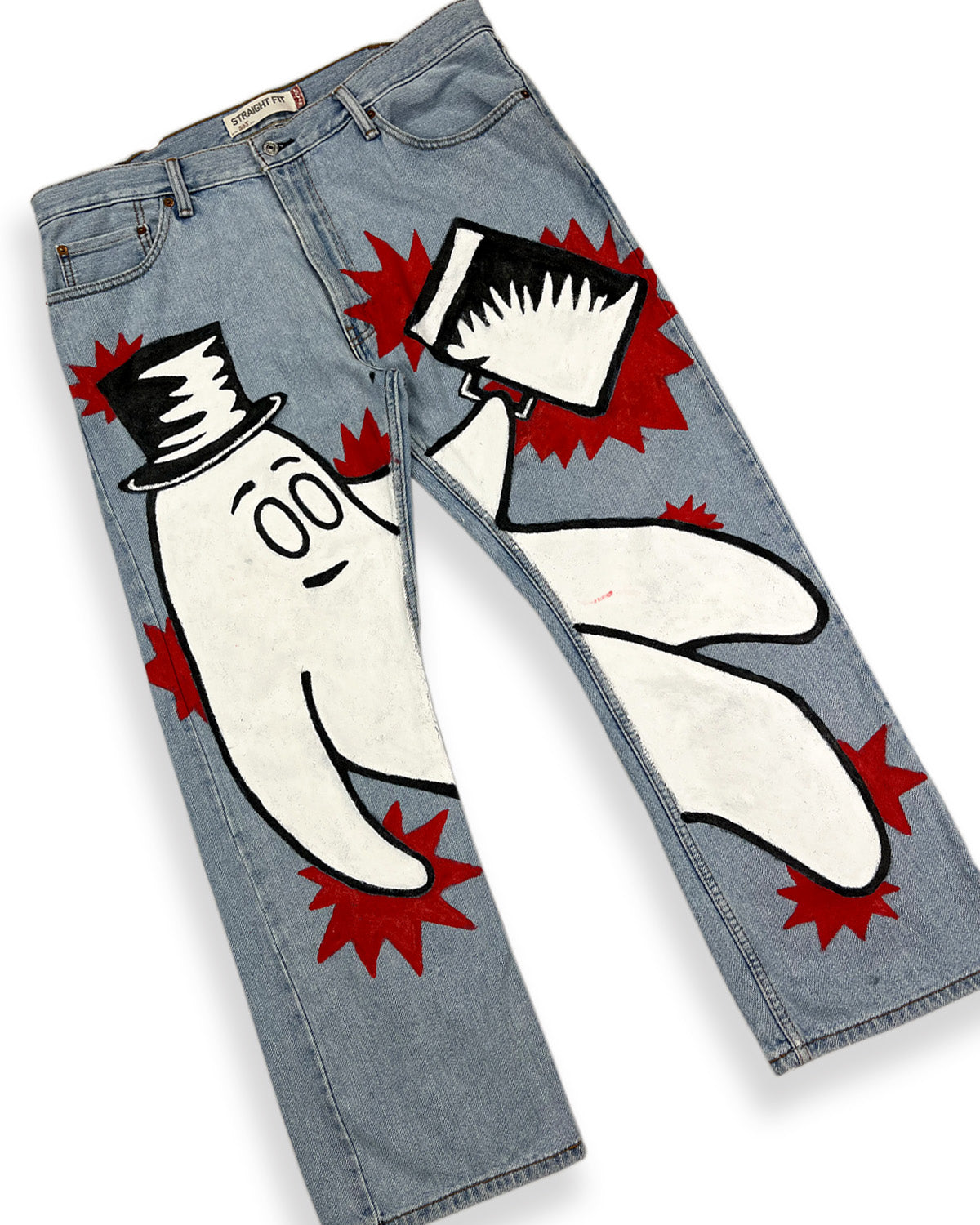 Hand Painted Bop Denim