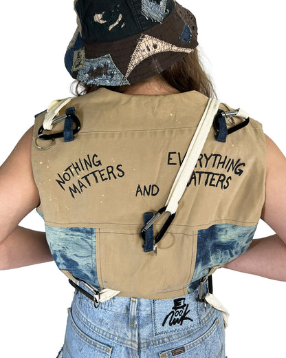 Nothing Matters & Everything Matters Patchwork Vest
