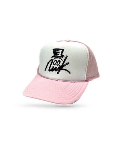 Nwk Logo Trucker Hat - Light Pink