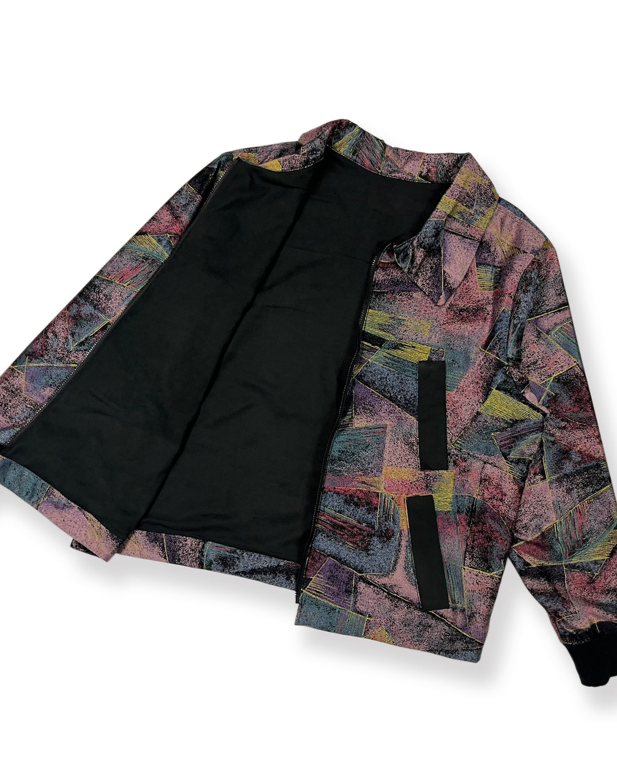 Quad-Pocket Retro Zipper Jacket