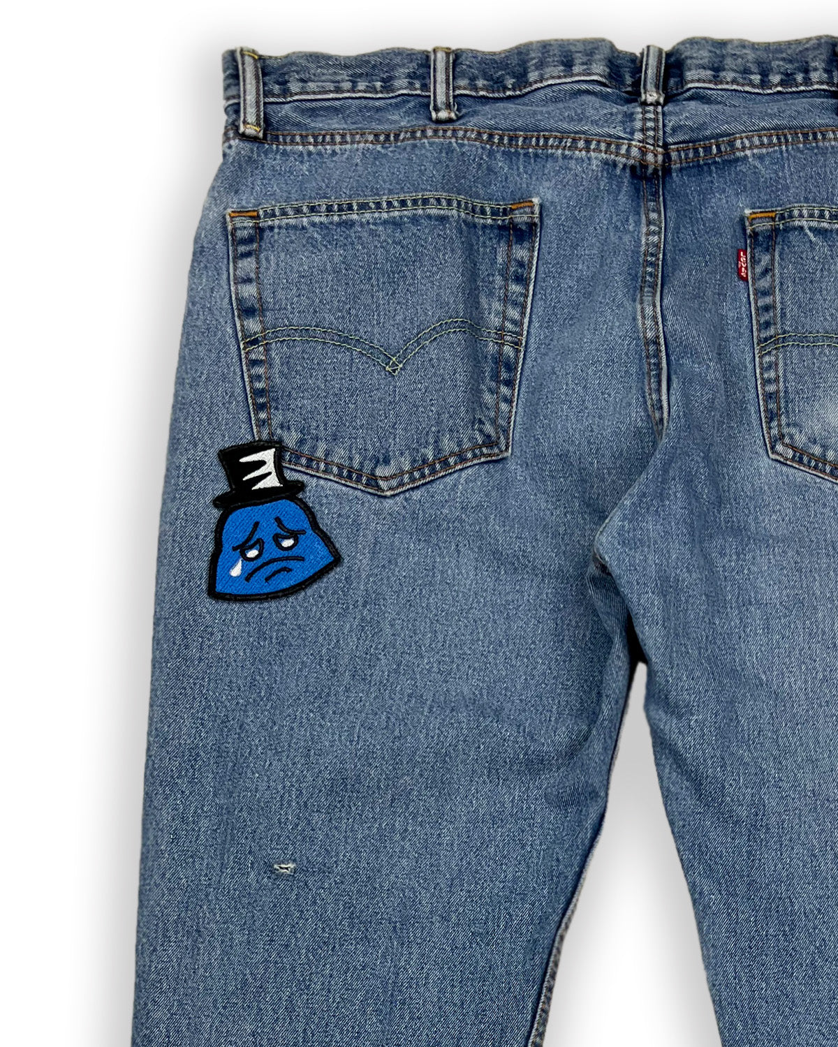 Shapes of Bop Patches Denim