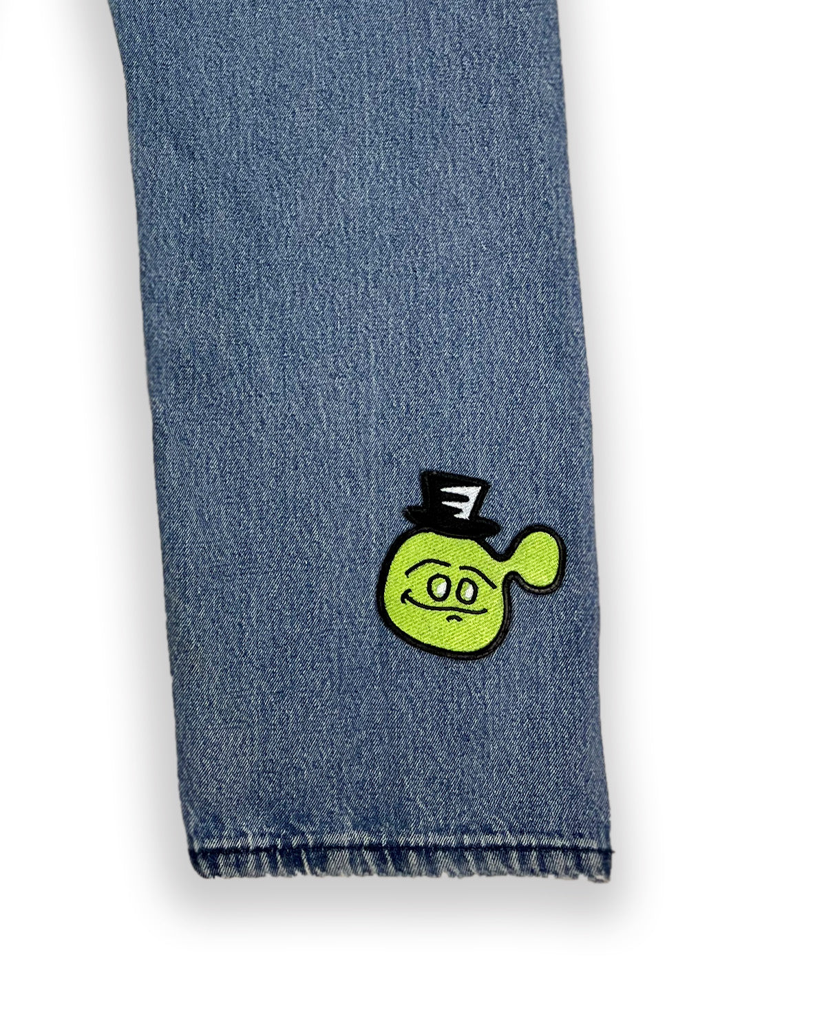 Shapes of Bop Patches Denim