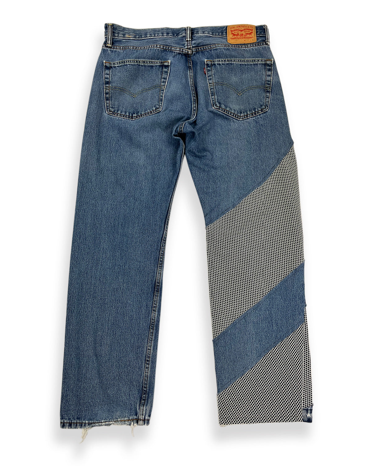 Spiral Bop Mesh Denim