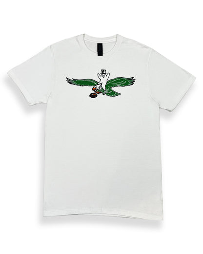Bop Riding an Eagle T-Shirt - White