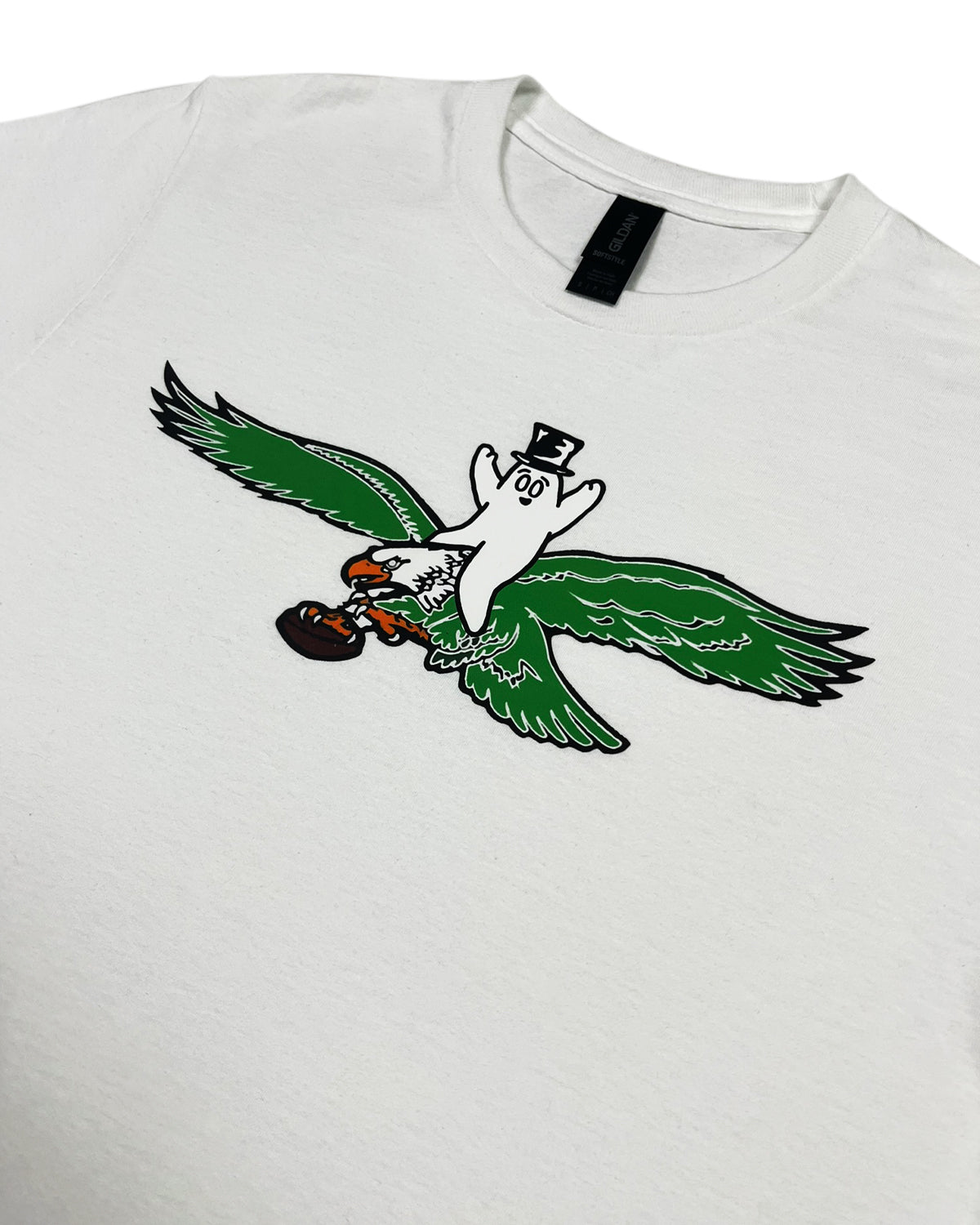 Bop Riding an Eagle T-Shirt - White