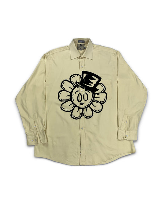 Flower Bop Yellow Dress Shirt 1/1