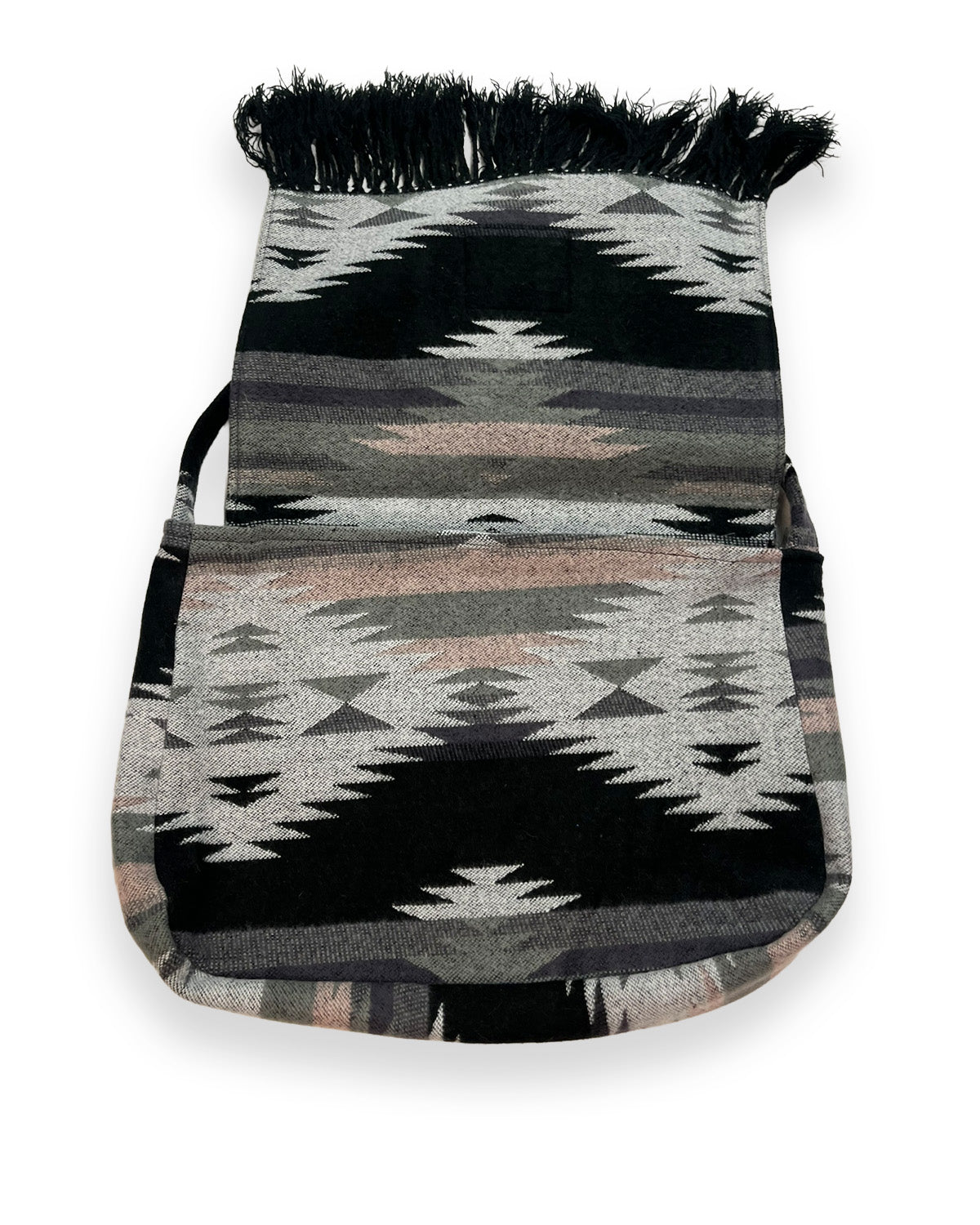 Aztec Blanket Crossover Flap Bag