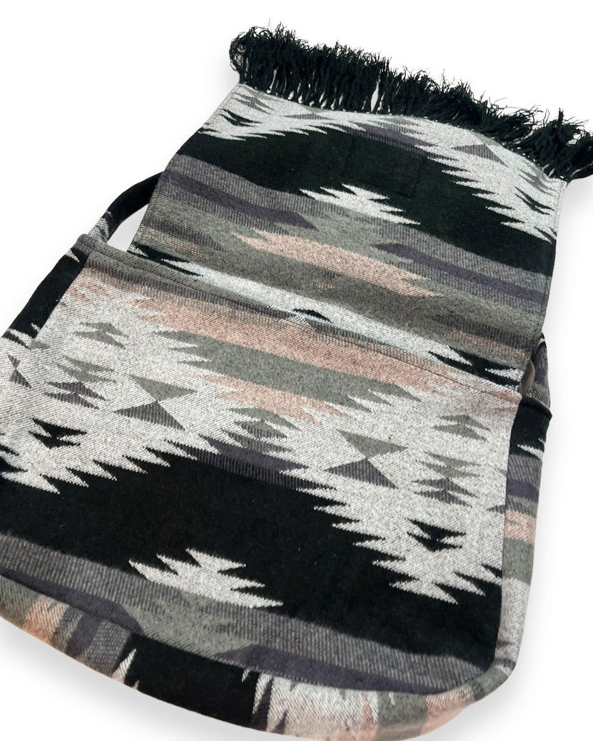 Aztec Blanket Crossover Flap Bag