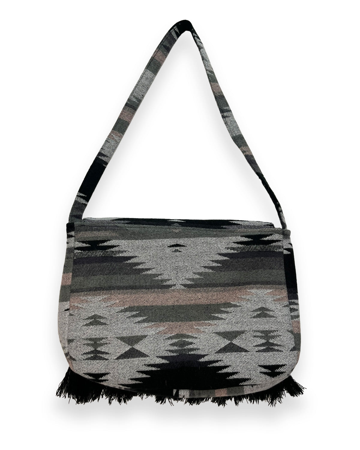 Aztec Blanket Crossover Flap Bag
