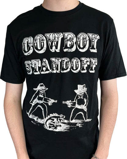 Cowboy Standoff Black T-Shirt
