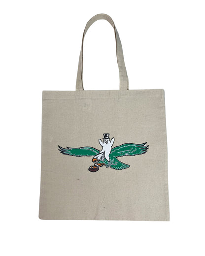 Bop Riding an Eagle Tote Bag