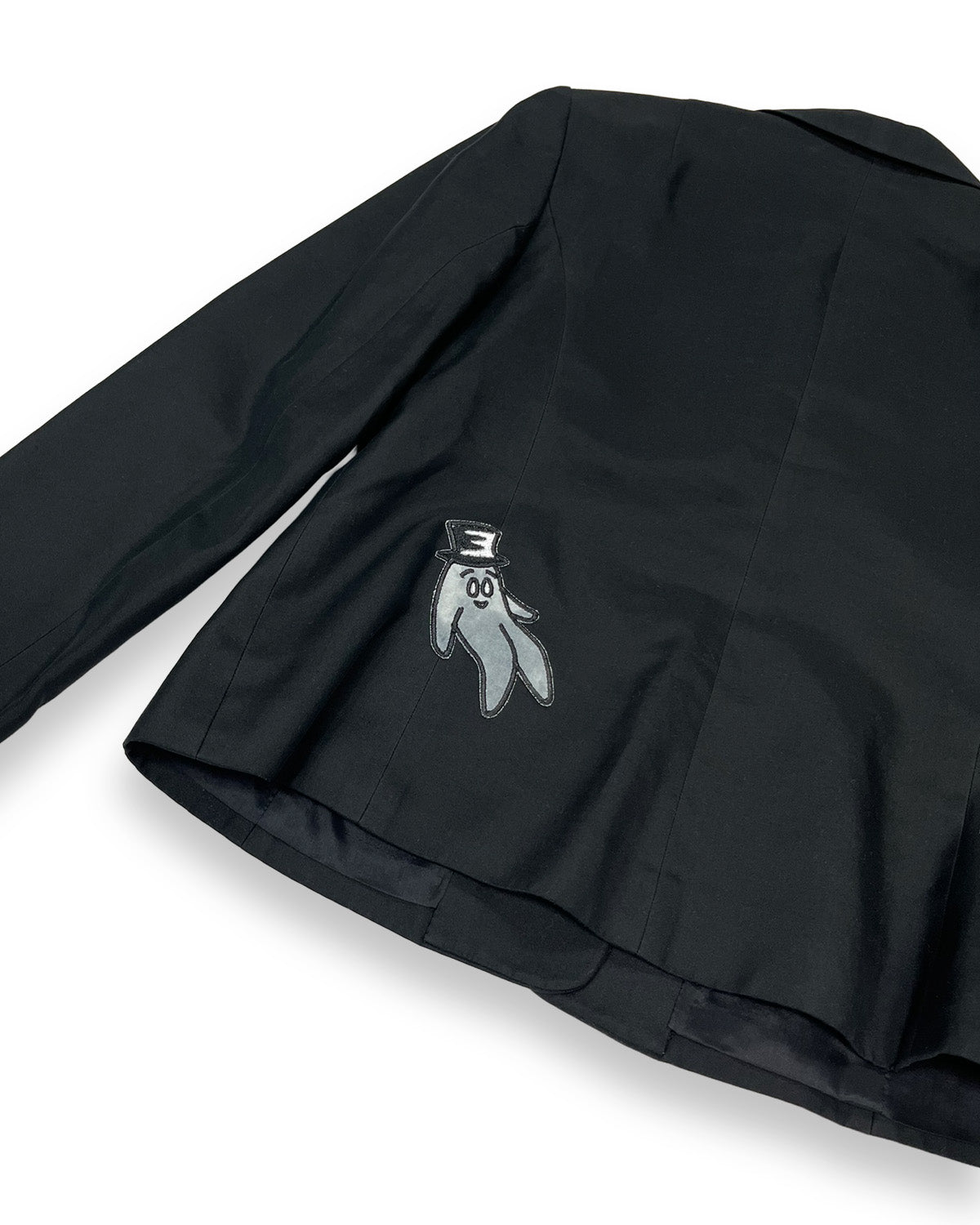 Black Bop Patches Suit Jacket