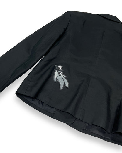 Black Bop Patches Suit Jacket